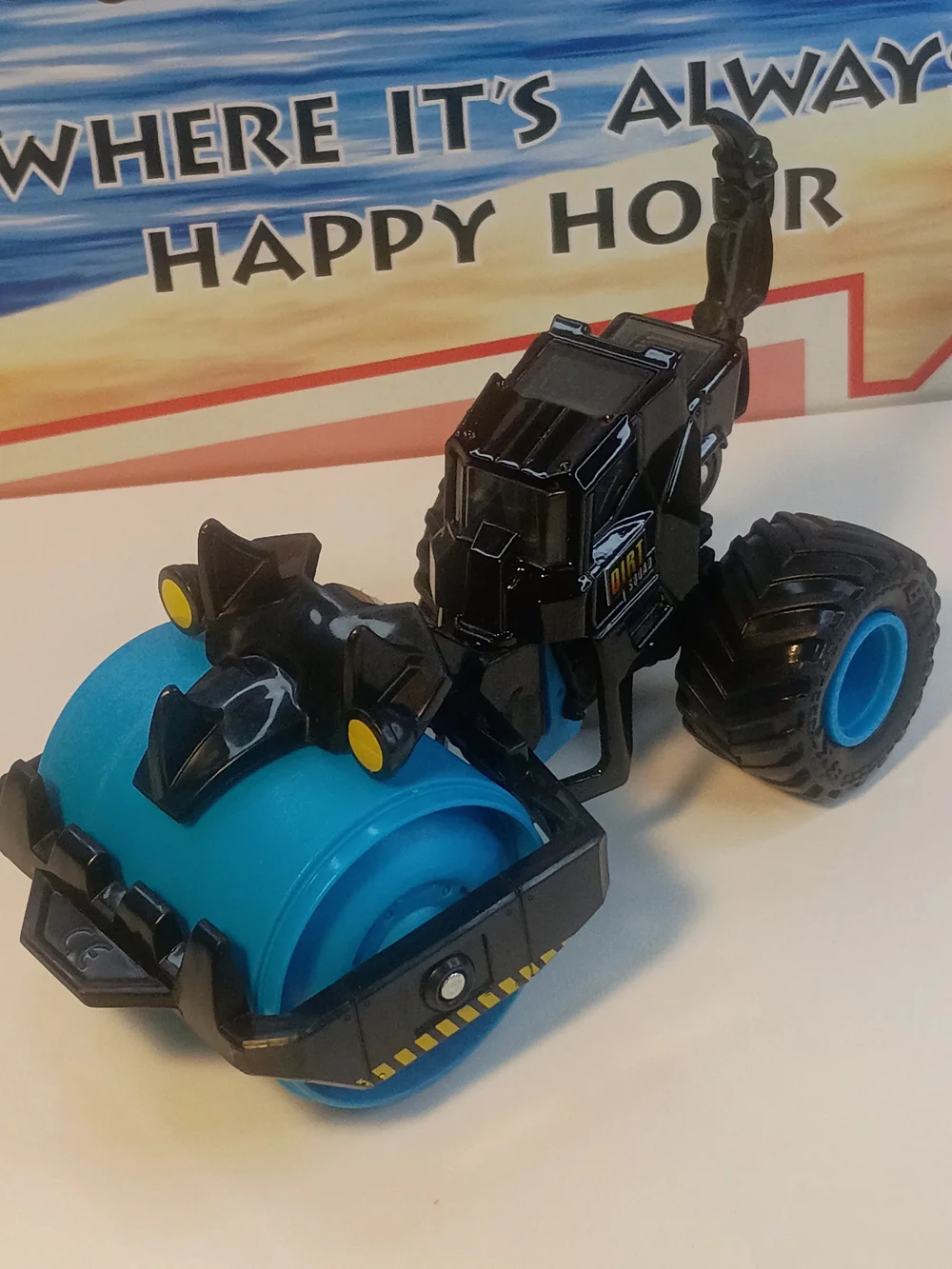 Monster Jam Dirt Squad Rolland Truck W/ Moving Parts Black 1/64 Scale